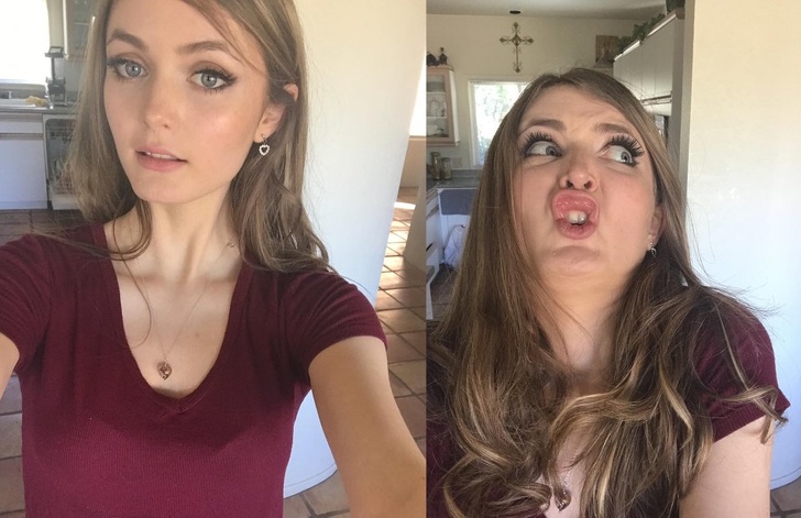 21 Krásnych dievčat odhaľuje svoje najškaredšie selfies